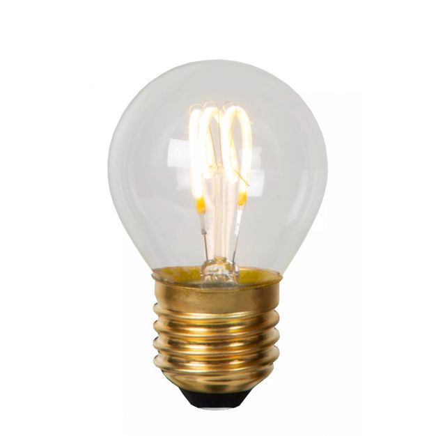Lucide LED filament lamp - Ø 4,5 x 7,2 cm - E27 - 3W dimbaar - 2700K - transparant