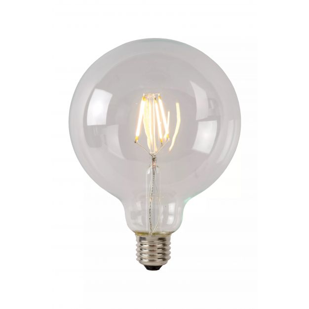 Lucide LED class B filament lamp - Ø 9,5 x 13,8 cm - E27 - 7W dimbaar - 2700K - transparant