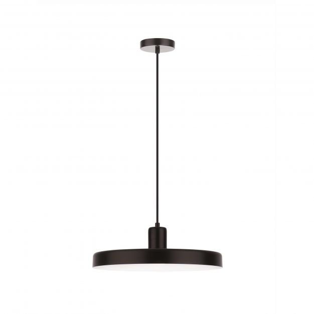 Nova Luce Chioto - hanglamp - Ø 36 x 120 cm - zwart