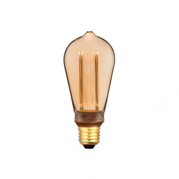 ETH LED Filament Edison ST46 - E27 - 3,5W dimbaar - 1800K - goud