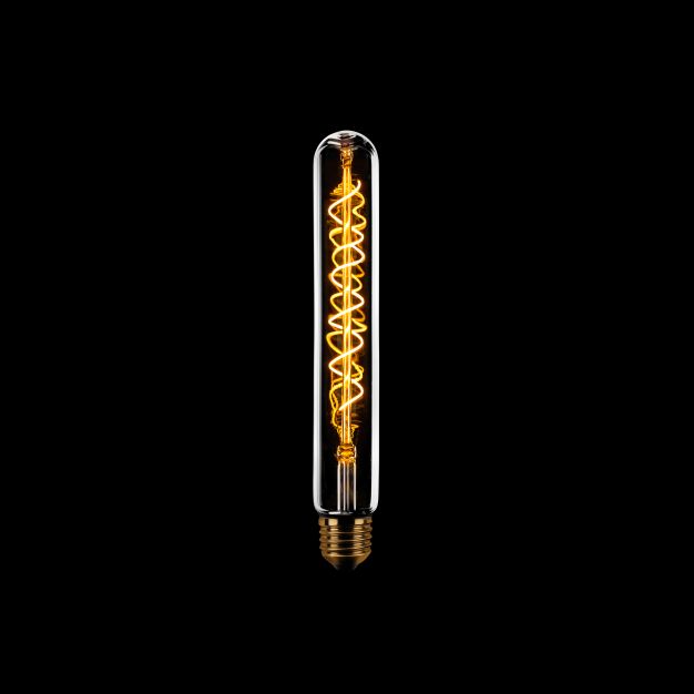 ETH Tube Spiral LED Filament – 18,5 cm - E27 - 8W - 2200K - transparant