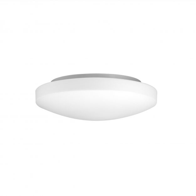 Nova Luce Ivi - plafondlamp badkamer - Ø 26 x 7 cm - IP44 - wit