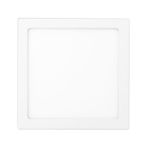 Nova Luce Panel - inbouwspot - 23 x 23 x 3 cm - 18W LED incl. - wit - koel wit lichtkleur