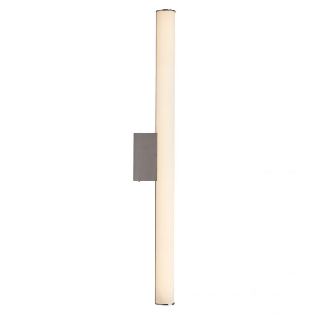 Brilliant Tube - plafond/wandlamp - 60 x 11 cm - 17W LED incl. - wit & chroom 