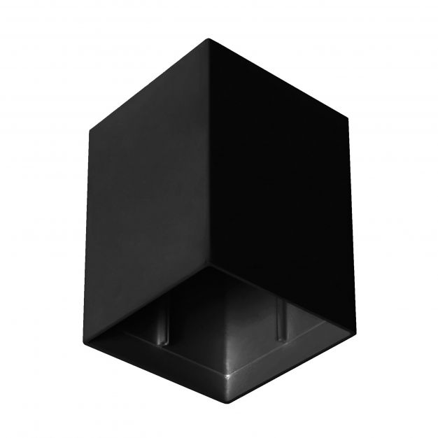 Nova Luce Cid - 10 x 10 x 15 cm - zwart