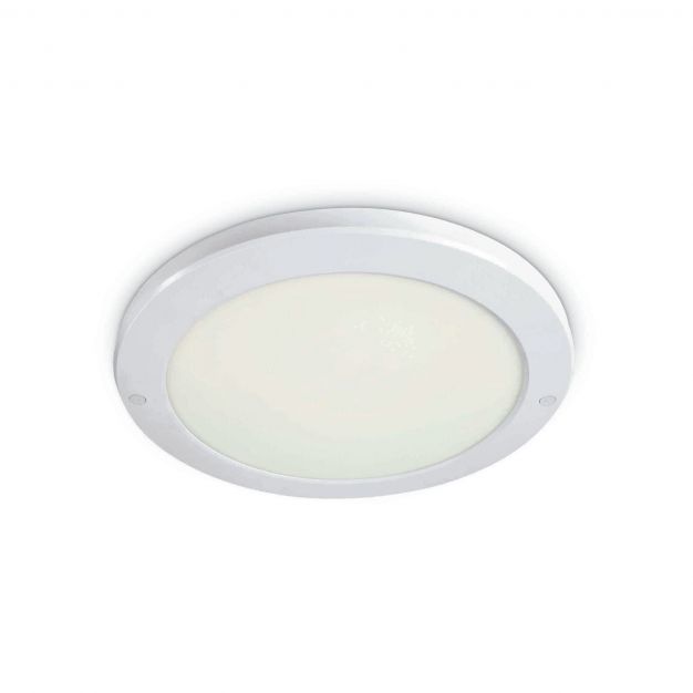 ONE Light Ultra Slim LED Panel Plafo - plafondverlichting - Ø 33 x 1,8 cm - 30W LED incl. - IP40 -  wit - witte lichtkleur