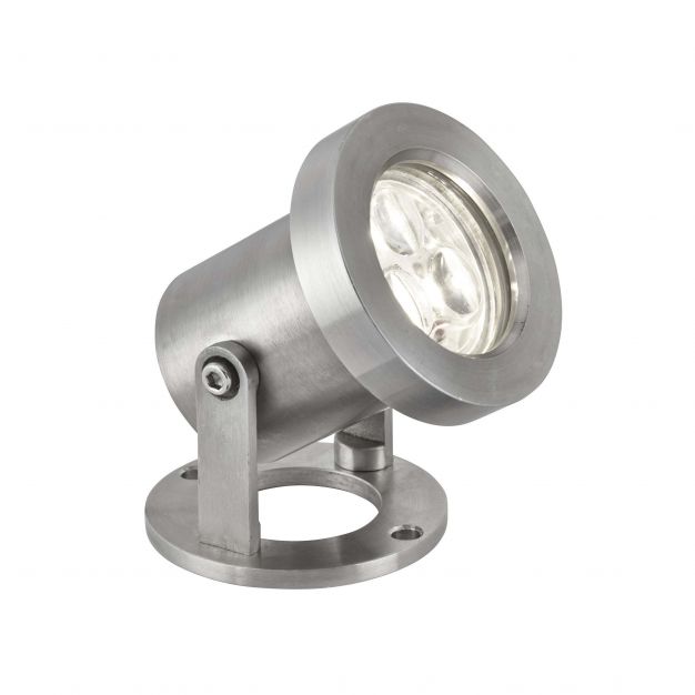 Searchlight Outdoor - grondspot - 8 x 9 cm - 3W LED incl. - IP65 - roestvrij staal