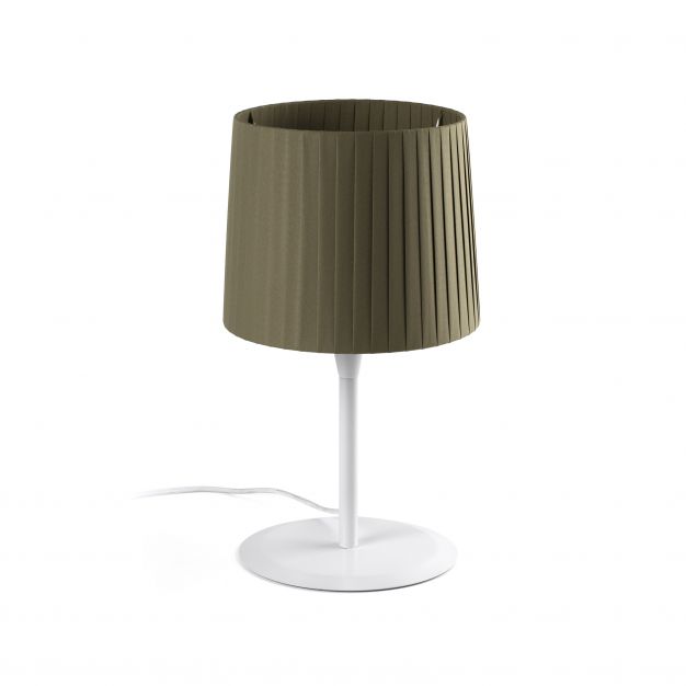 Faro Samba - tafellamp - Ø 25 x 49,5 cm - groen en wit