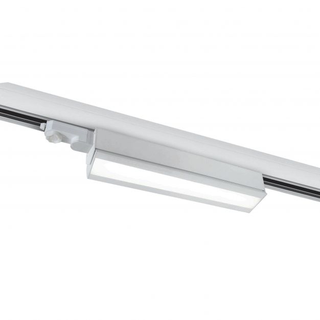 ONE Light Adjustable LED Linear Track Light - 3-fase railsysteem - 50 x 6 x 10 cm - 40W LED incl. - wit - warm witte lichtkleur