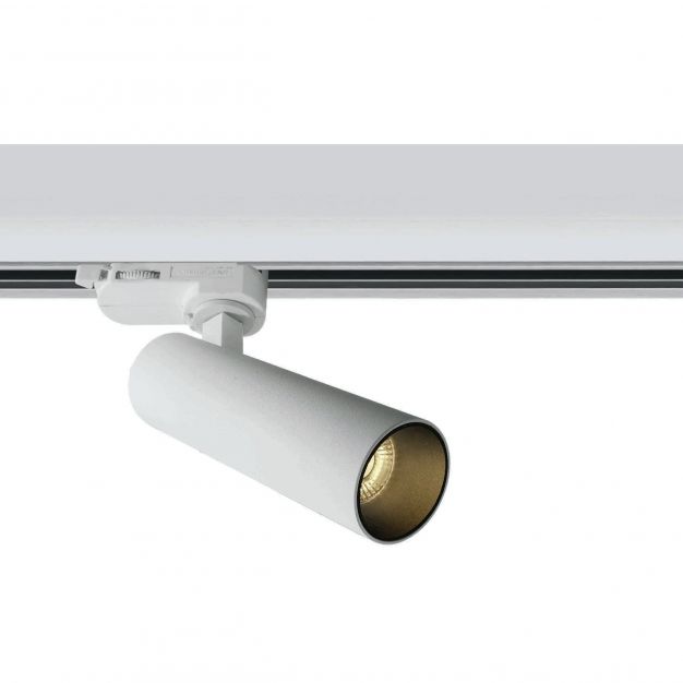 ONE Light COB Cylinder Range - rail spot - 3-fase railsysteem - Ø 4 x 13,5 cm - 8W dimbare LED incl. - wit