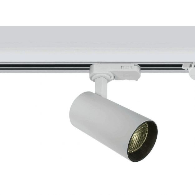 ONE Light COB Compact Cylinder - rail spot - 3-fase railsysteem - Ø 5,5 x 11 cm - 12W LED incl. - wit