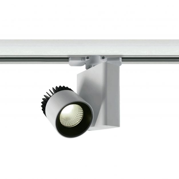 ONE Light COB Dark Light - rail spot - 3-fase railsysteem - Ø 6,5 x 10,5 cm - 10W LED incl. - wit - warm witte lichtkleur