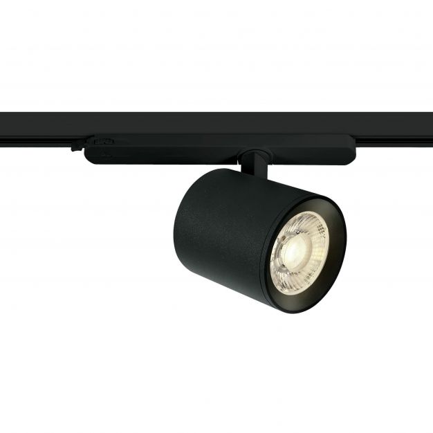 ONE Light Shop PRO - rail spot - 3-fase railsysteem - Ø 10 x 11,1 cm - 30W LED incl. - zwart - warm witte lichtkleur