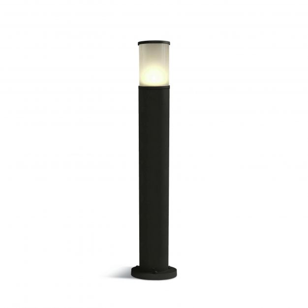 ONE Light E27 Tube Lights - tuinpaal - Ø 10,7 x 75 cm - IP54 - zwart