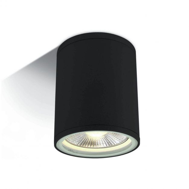 ONE Light PAR30 Outdoor Cylinders - buiten plafondverlichting - Ø 10,6 x 13,4 cm - IP54 - zwart