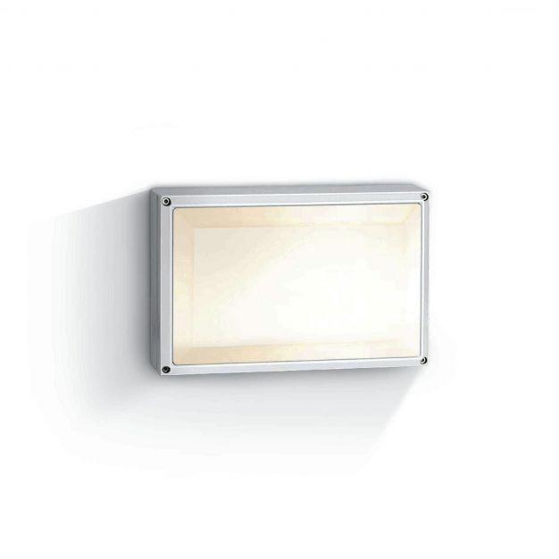 ONE Light Square E27 Outdoor - buiten plafond/wandverlichting - 27,5 x 18 x 8 cm - IP54 - wit