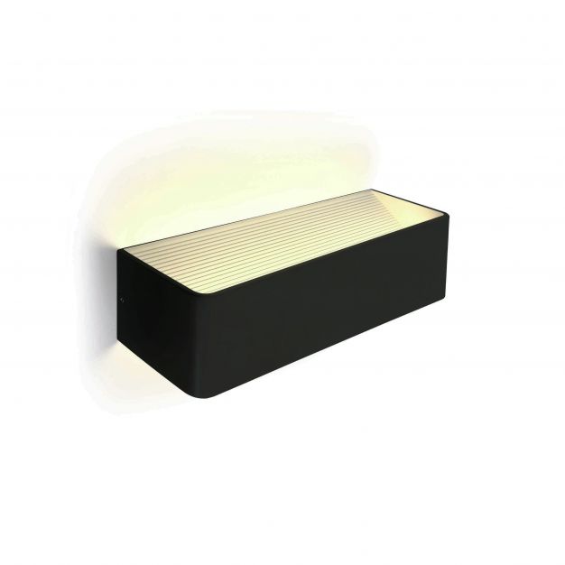 ONE Light Backlight Wall Range - wandverlichting - 37 x 10 x 8 cm - 12W LED incl. - zwart