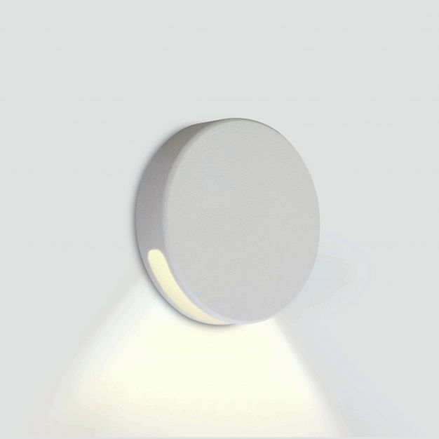 ONE Light Dark Light Step Series - inbouw wandverlichting - Ø 5 x 4 cm - 2W dimbare LED incl. - IP65 - wit