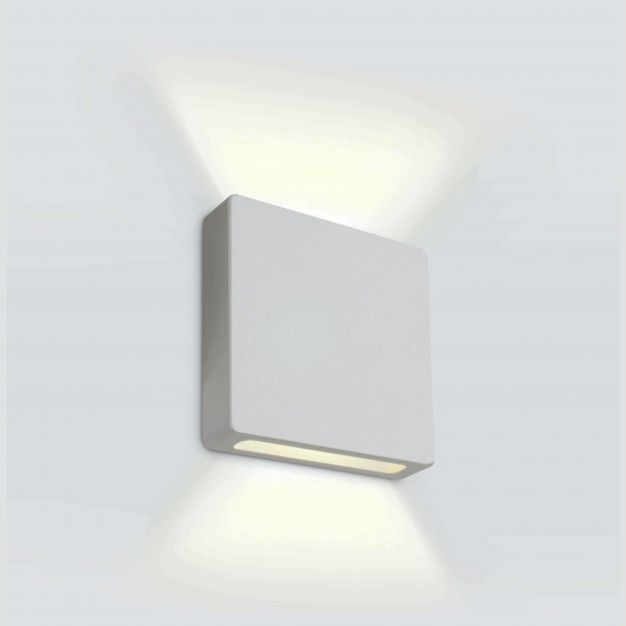 ONE Light Dark Light Step Series - inbouw wandverlichting - 5 x 4 x 5 cm - 2W dimbare LED incl. - IP65 - wit