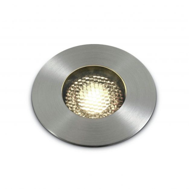 ONE Light COB Honeycomb Range - grondspot voor buiten - Ø 92 mm, Ø 75 mm inbouwmaat - 13W dimbare LED incl. - IP67 - aluminium