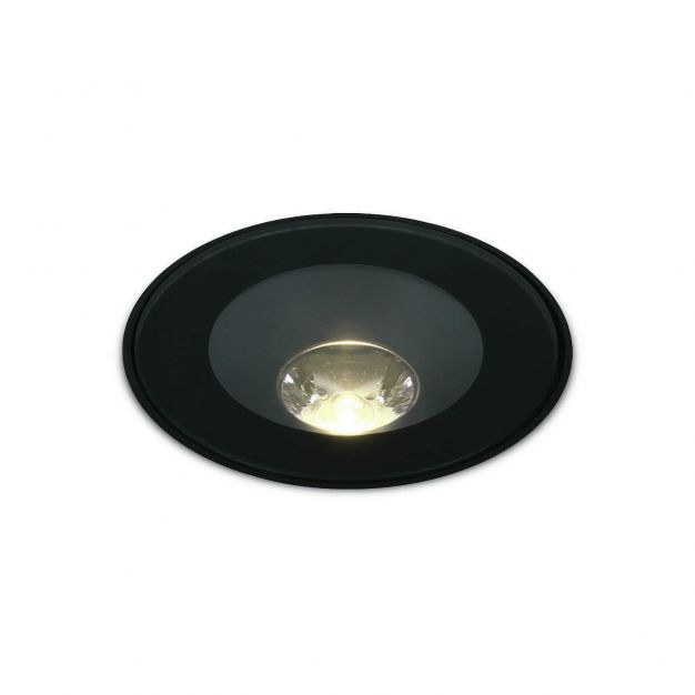 ONE Light Trimless Inground Range - grondspot voor buiten - Ø 98 mm, Ø 136 mm inbouwmaat - 6W LED incl. - IP67 - zwart