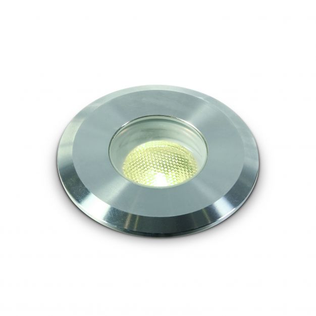 ONE Light LED Underwater Range - onderwater LED-spot - Ø 52 mm, Ø 46 mm inbouwmaat - 1W dimmable LED incl. - IP68 - stainless steel - witte lichtkleur