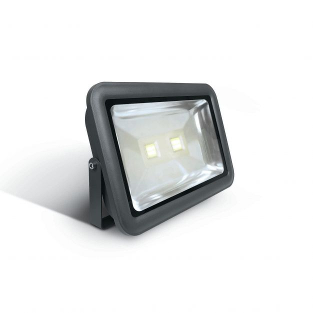 ONE Light COB LED Slim Floodlights - verstraler - 35 x 8,7 x 28,9 cm - 2 x 50W LED incl. - IP65 - antraciet