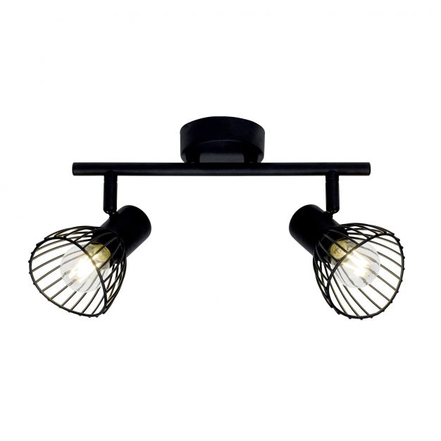 Brilliant Elhi - opbouwspot 2L - 38 x 18 x 16,5 cm - zwart