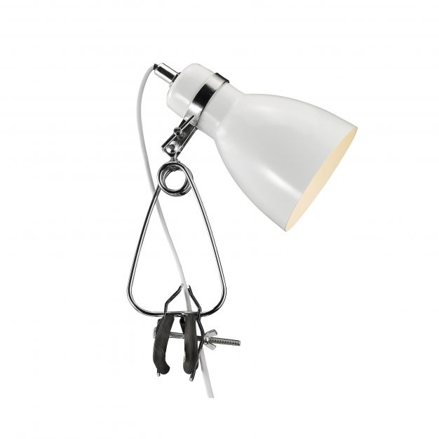 Nordlux Cyclone 11 - klemlamp - 27 cm - wit