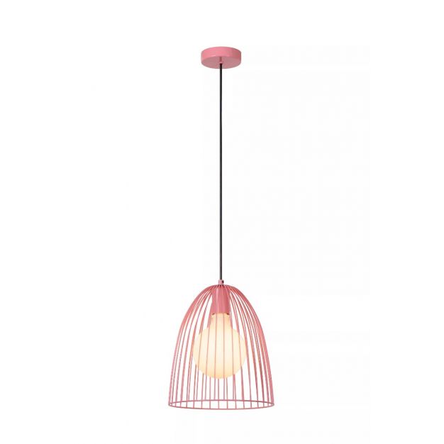 Lucide Macarons - hanglamp - Ø 24,5 x 163 cm - roze