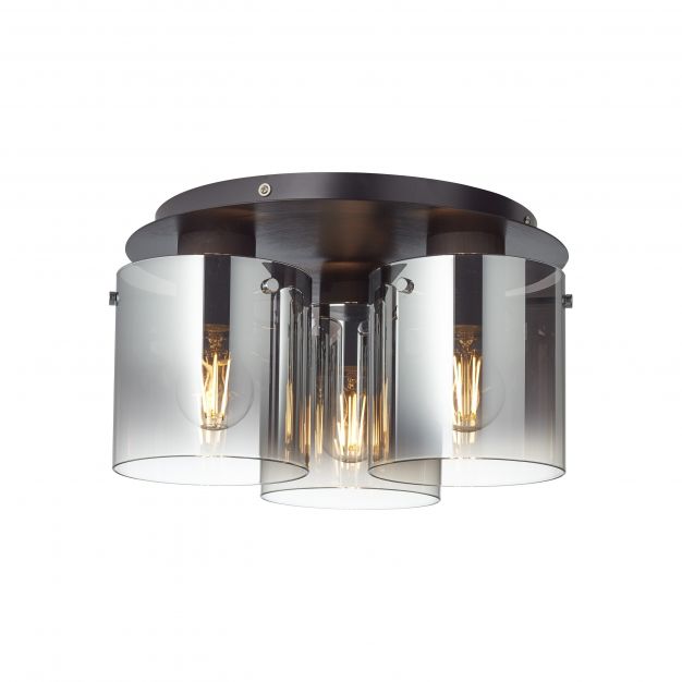 Brilliant Beth - plafondverlichting - Ø 35 x 21 cm - zwart