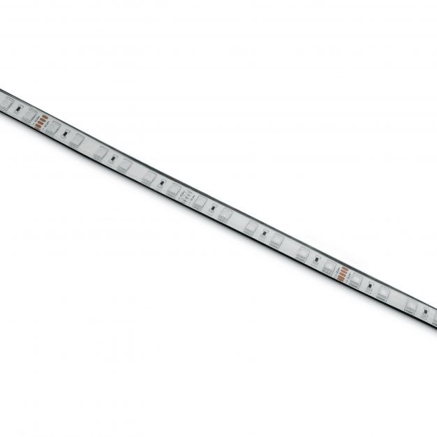 ONE Light Outdoor RGB Strip - 1,2 cm breed, 500 cm lengte - 24Vdc - dimbaar - 14,4W LED per meter - IP68 - RGB