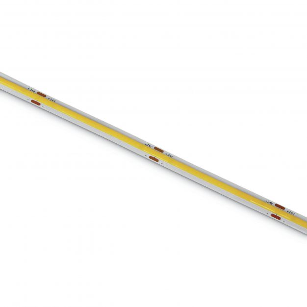 ONE Light COB Strip - 0,8 cm breed, 500 cm lengte - 24Vdc - dimbaar - 8W LED per meter - 2700K