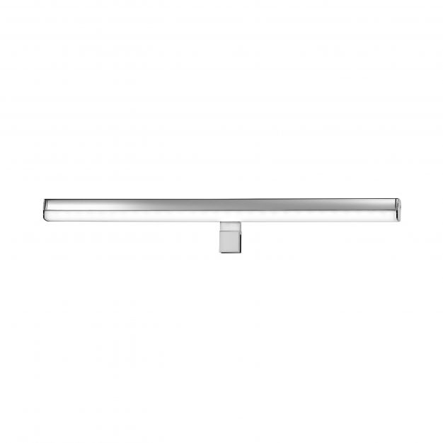 Nova Luce Vanese - spiegellamp - 49 x 6,5 x 6,5 cm - 12W LED incl. - IP44 - chroom