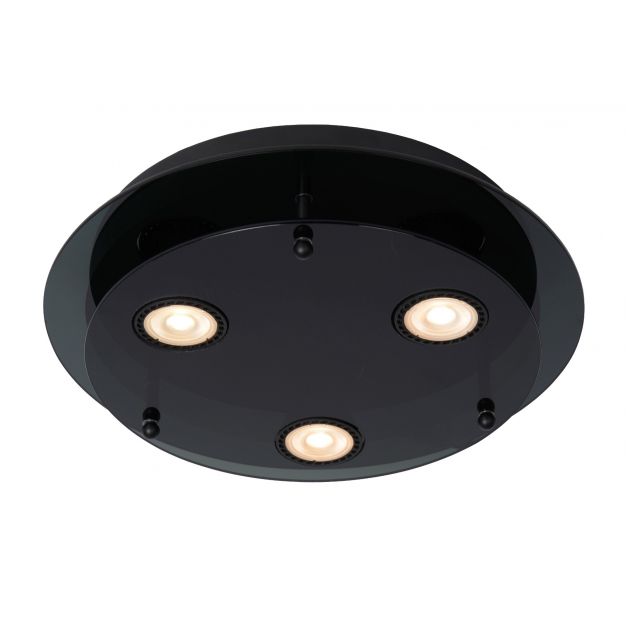 Lucide Okno -plafondverlichting - Ø 30 x 8 cm - zwart