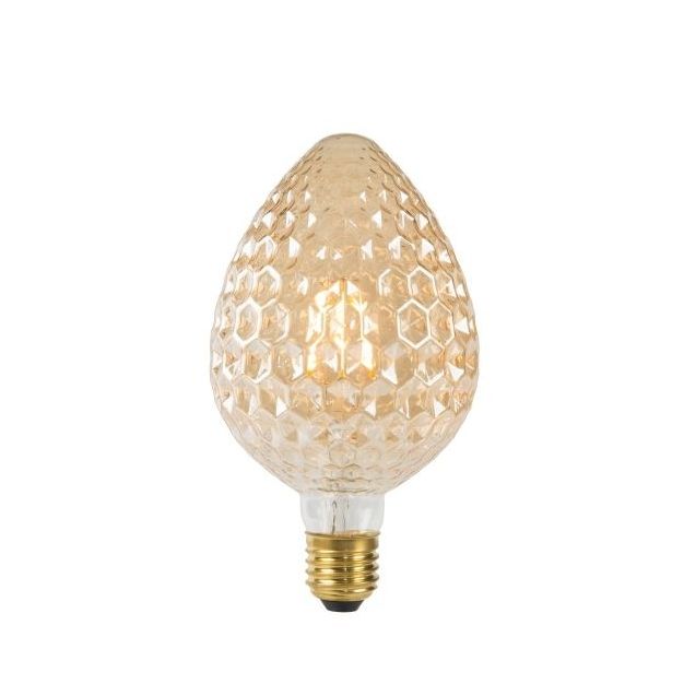 Lucide Led Filament Lamp -Ø 9,5 x 16,5 cm - E27 - 6W - amber