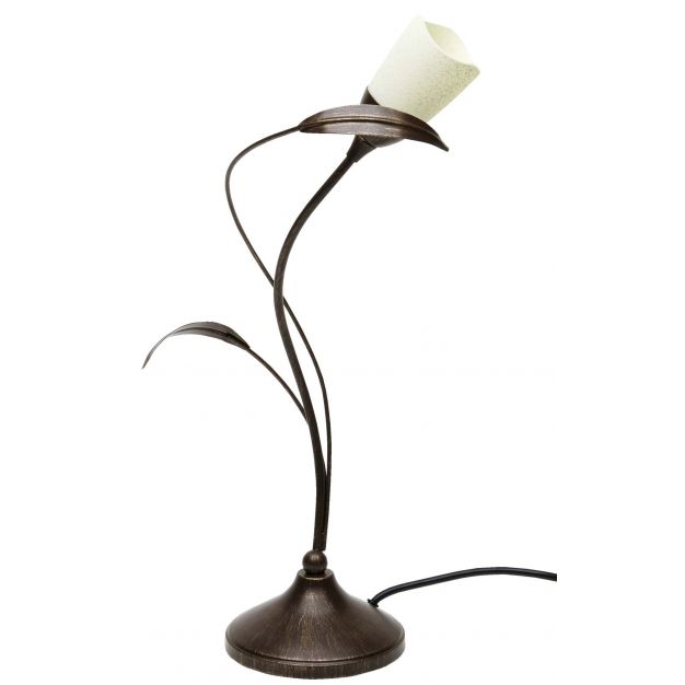 Brilliant Yasmin - tafellamp - 44 cm - 33W halogeen incl. - bruin