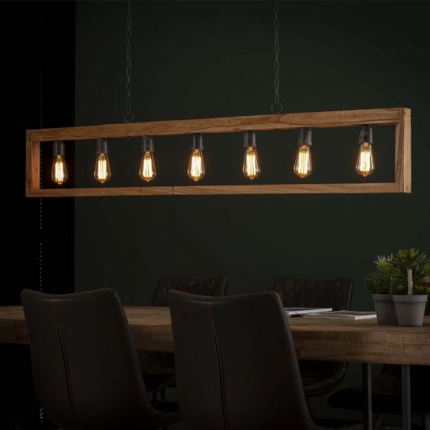 Vico Modulo - hanglamp - 170 x 5 x 150 cm - acaccia hout