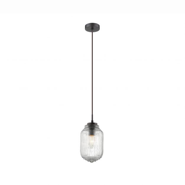 Nova Luce Nord - hanglamp - Ø 12 x 120 cm - transparant