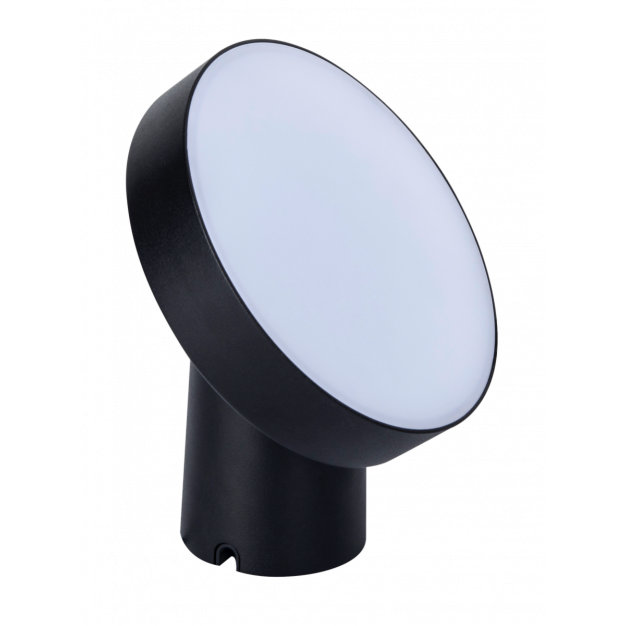 Lutec Moa - tafellamp - slimme verlichting - Lutec Connect - 15,4 x 18,2 x 12,2 cm - 9,7W LED incl. - dimfunctie en instelbare lichtkleur via app - zwart