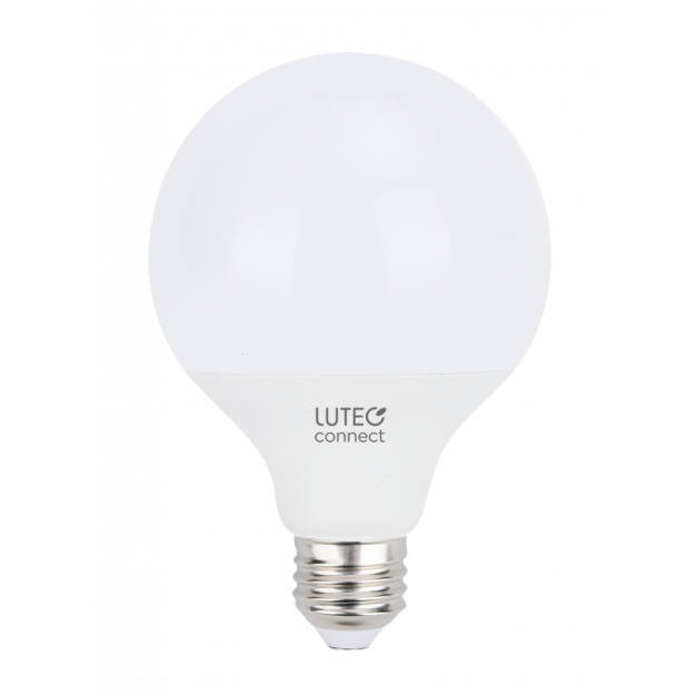 Lutec Smart LED lamp - Lutec Connect - Ø 9,5 x 14,2 cm - E27 - 10,5W - dimfunctie en instelbare lichtkleur via app - RGB+W
