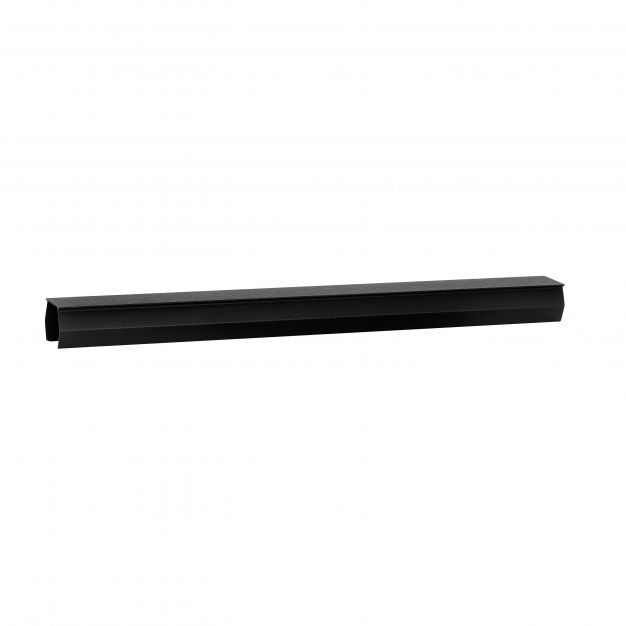 Nova Luce - cover voor magnetische rail (inkortbaar) - 1 meter - zwart