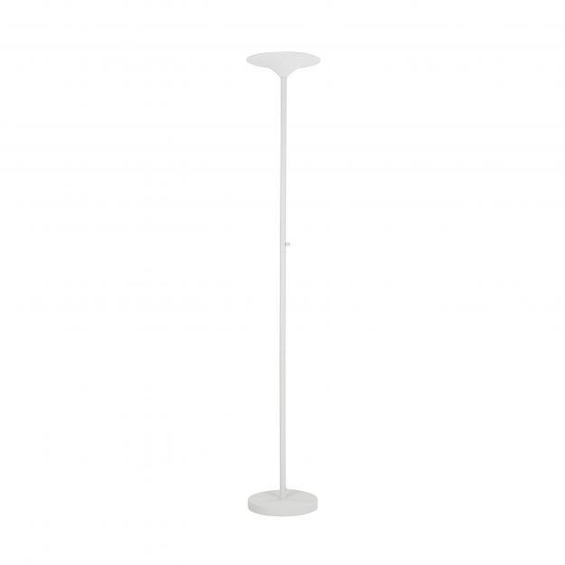Nova Luce Rocco - staanlamp - Ø 30,5 x 181 cm - 30W dimbare LED incl. - zandwit