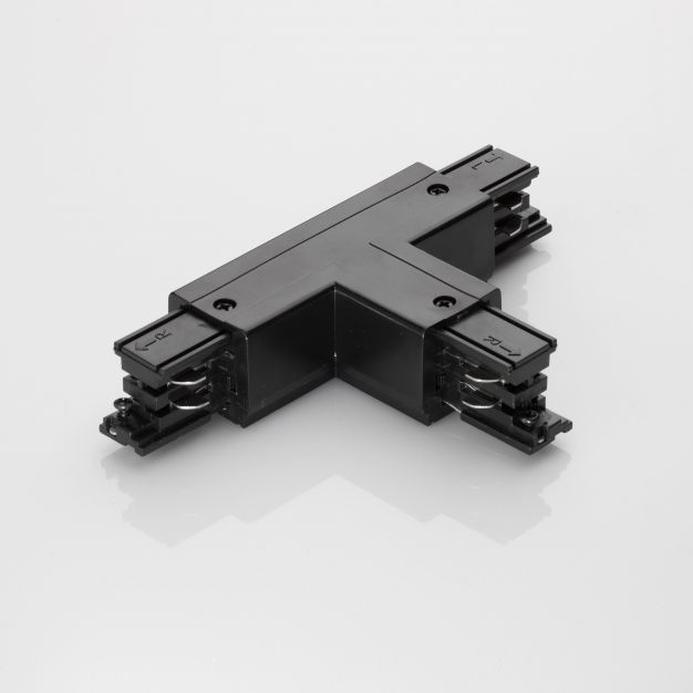 Nova Luce T-connector 4 draden - zwart