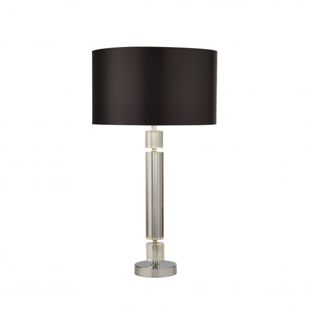 Searchlight Table - tafellamp - Ø 35 x 62 cm - zwart en chroom