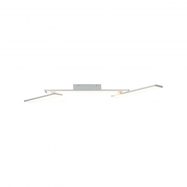 Brilliant Entrance - plafondverlichting - 116 x 67 x 8,2 cm - 30W easyDim LED incl. - aluminium en wit