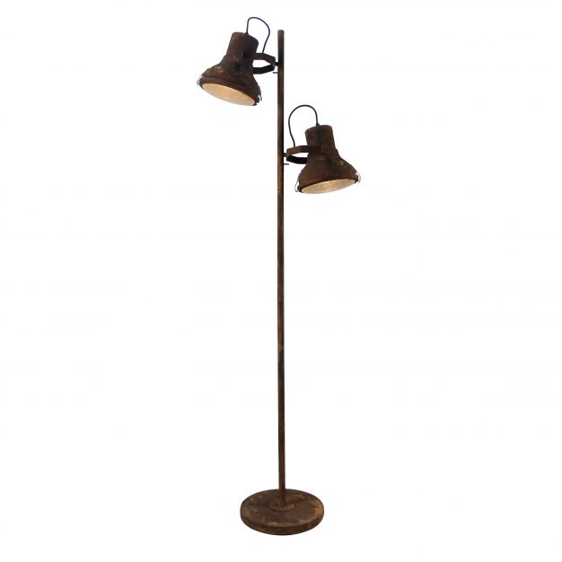Brilliant Frodo - staanlamp - 160 cm - roest / zwart