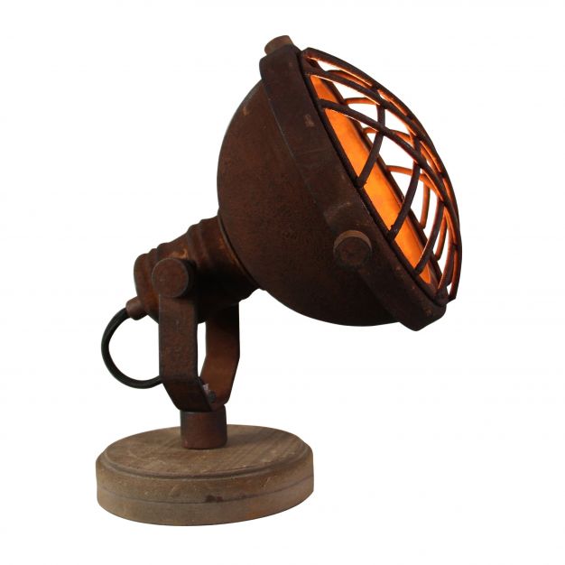 Brilliant Mila - tafellamp - 21 cm - roest