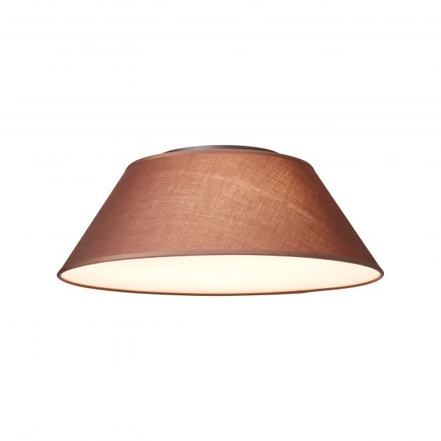 Brilliant Amoa - plafondverlichting - Ø 60 x 20 cm - bruin