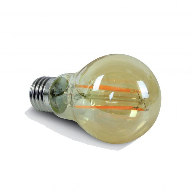 ONE Light Retro LED lamp - Ø 6 x 10,5 cm - E27 - 6,5W dimbaar - 2200K - amber